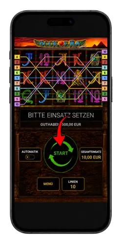 Spiel starten Book of RA